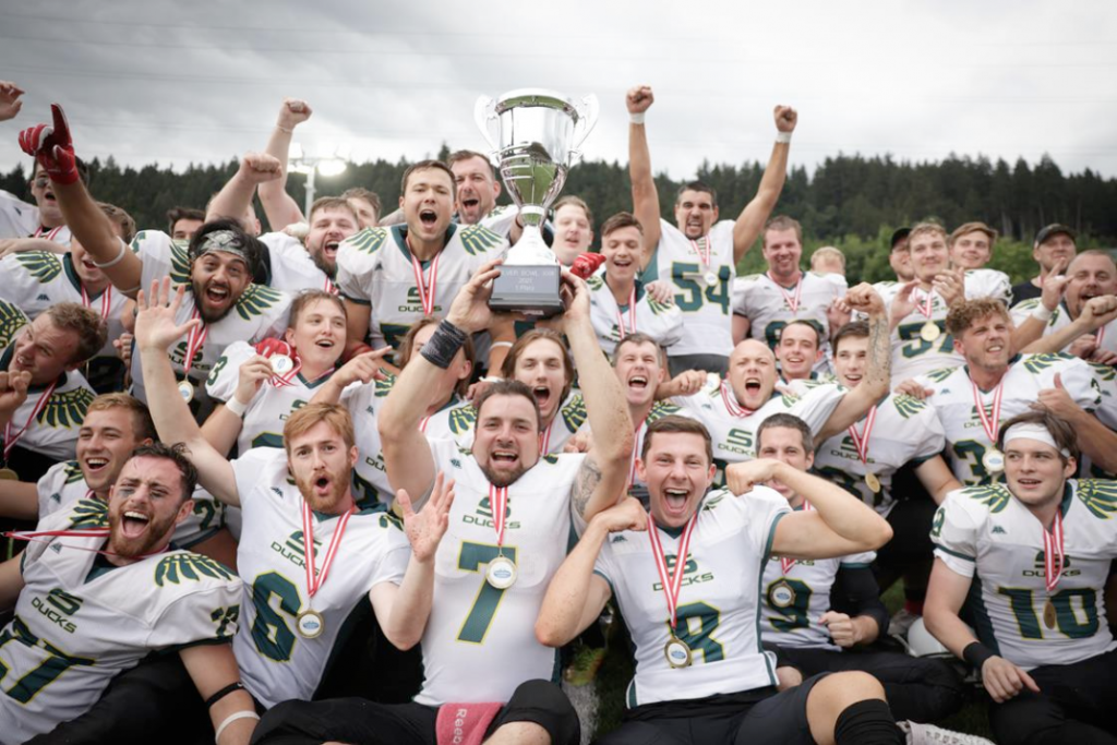 Salzburg Football Team gewinnt die Silver Bowl